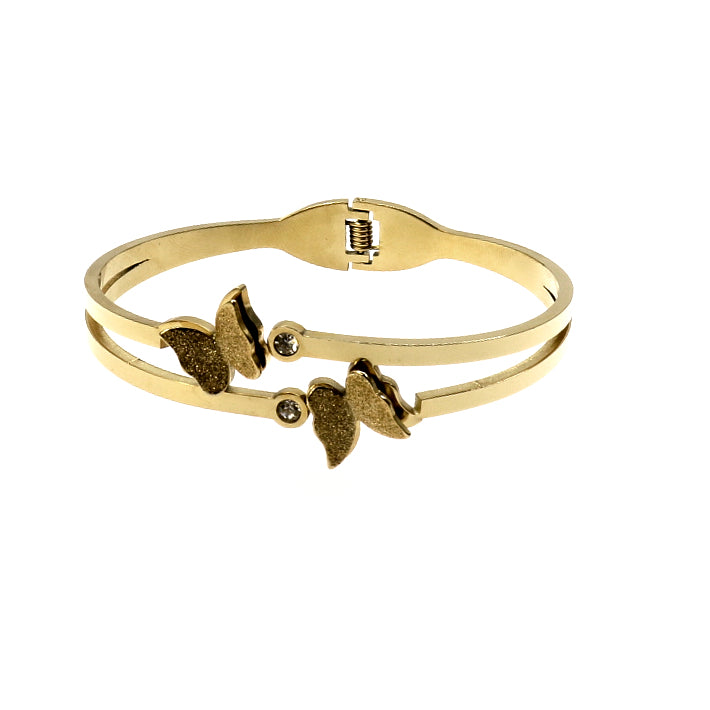 BUTTERFLY GOLD BANGLE